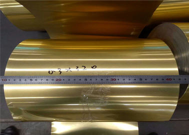 アルミニウム エポキシ樹脂疎水性ホイルA8011- Oの金色の使用空気調節